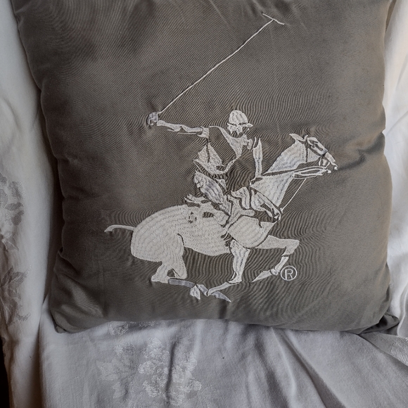 Accents New17 Decorative Pillow Polo Player Poshmark